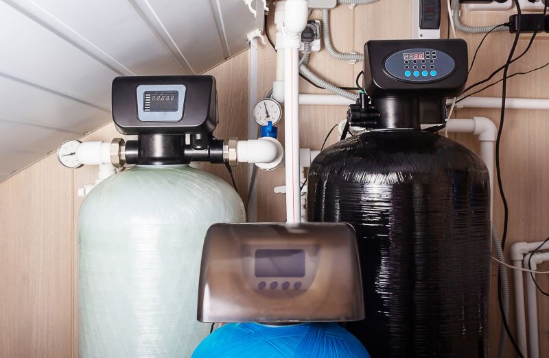 Water Softening Equipment in Use